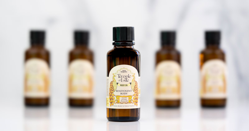Benevolent Body Massage Oil by Temple of Life Oils.